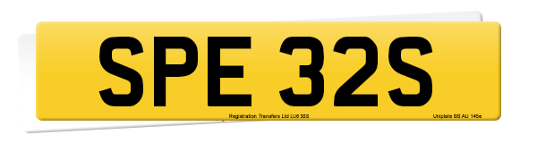 Registration number SPE 32S
